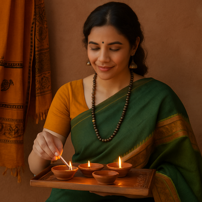 Celebrate Green Diwali: Eco-Friendly Handlooms & Crafts for a Brighter Tomorrow