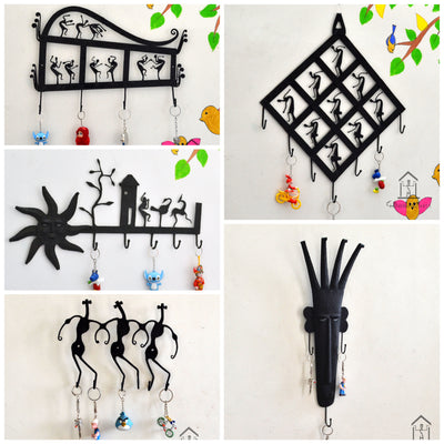 Wrought iron key holder