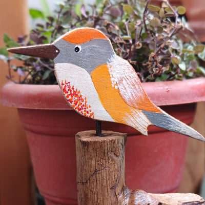 Chinhhari Madai yellow grey bird garden decor