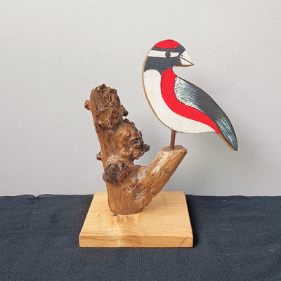 Chinhhari Madai red black bird garden decor