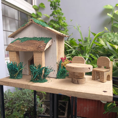 Chinhhari Madai home with backyard garden decor