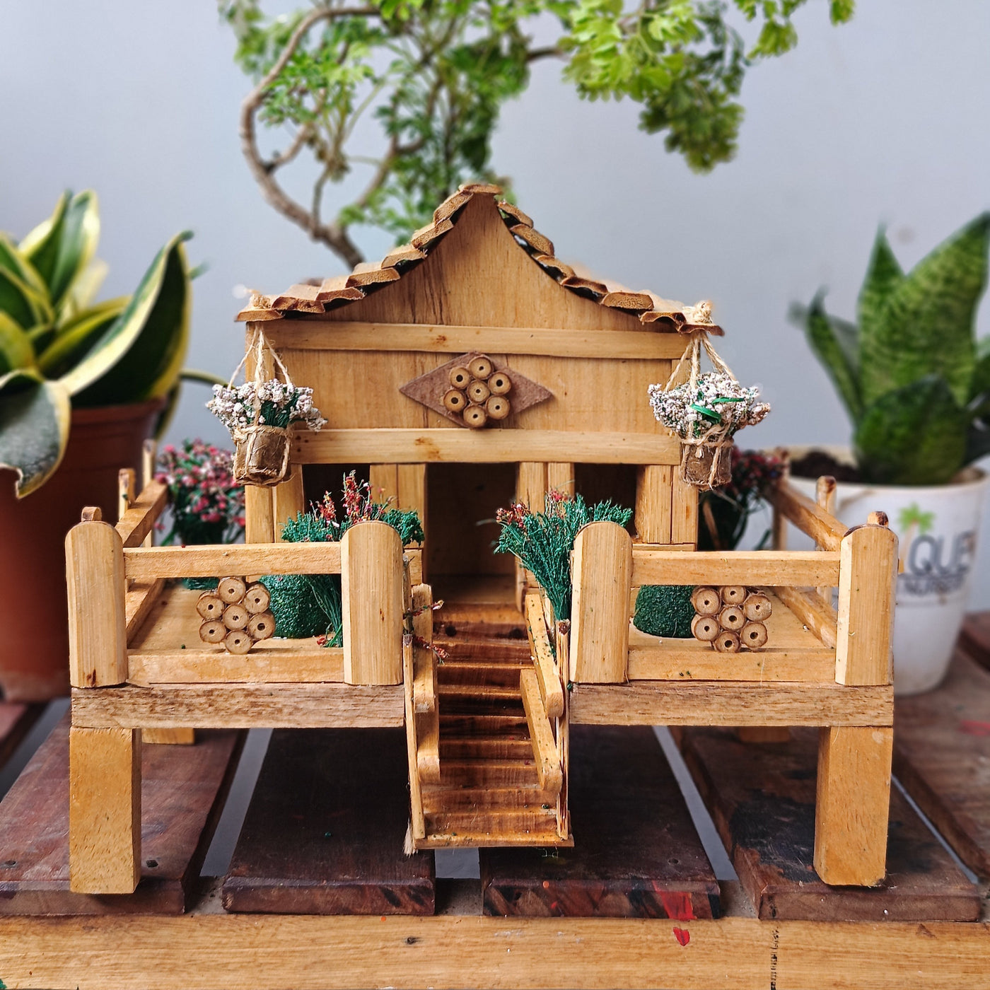 Chinhhari Madai Bamboo house garden decor