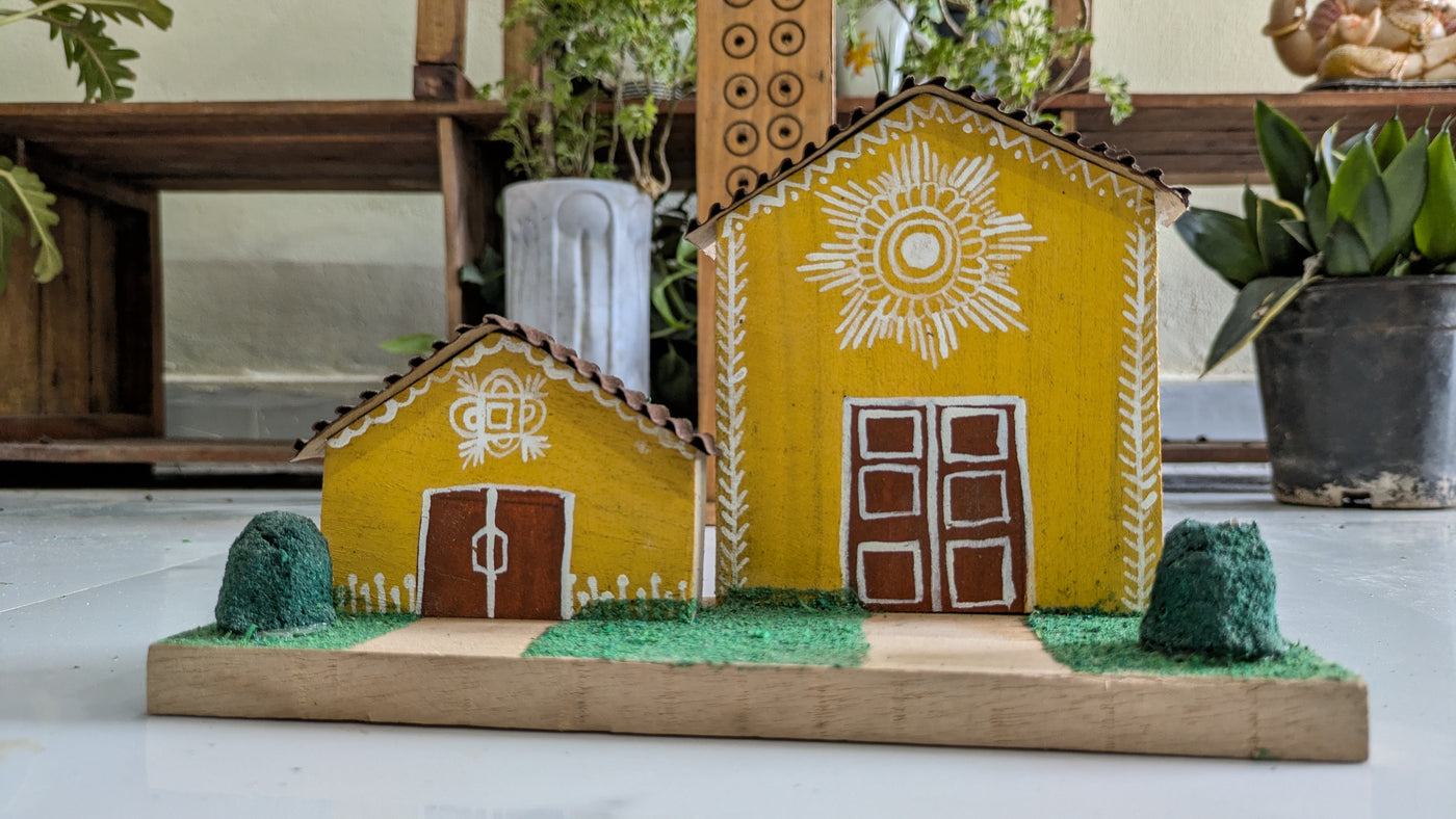 Chinhhari Madai yellow dubble house garden decor