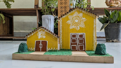 Chinhhari Madai yellow dubble house garden decor