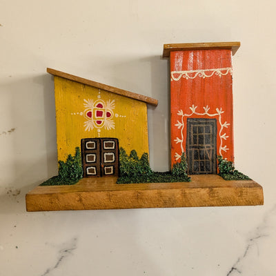 Chinhhari Madai yellow and orange dubble house garden decor