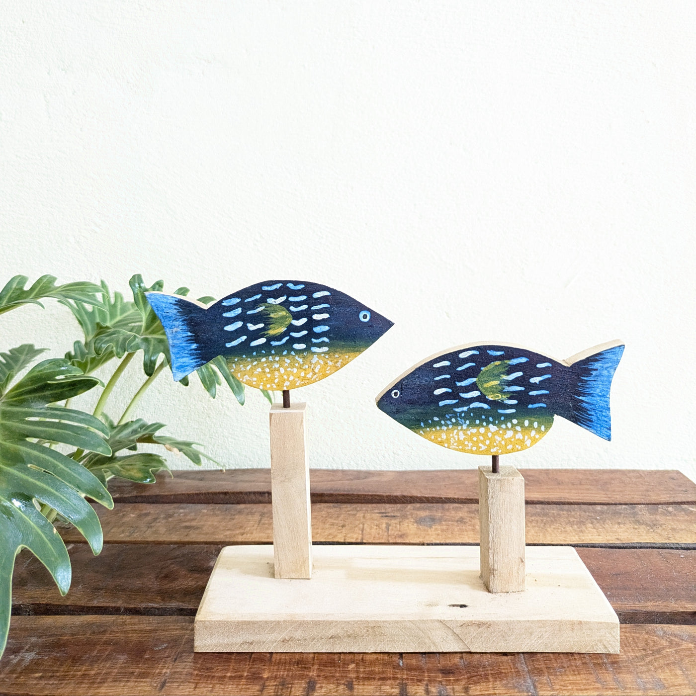 Chinhhari Madai blue Fish pair garden decor