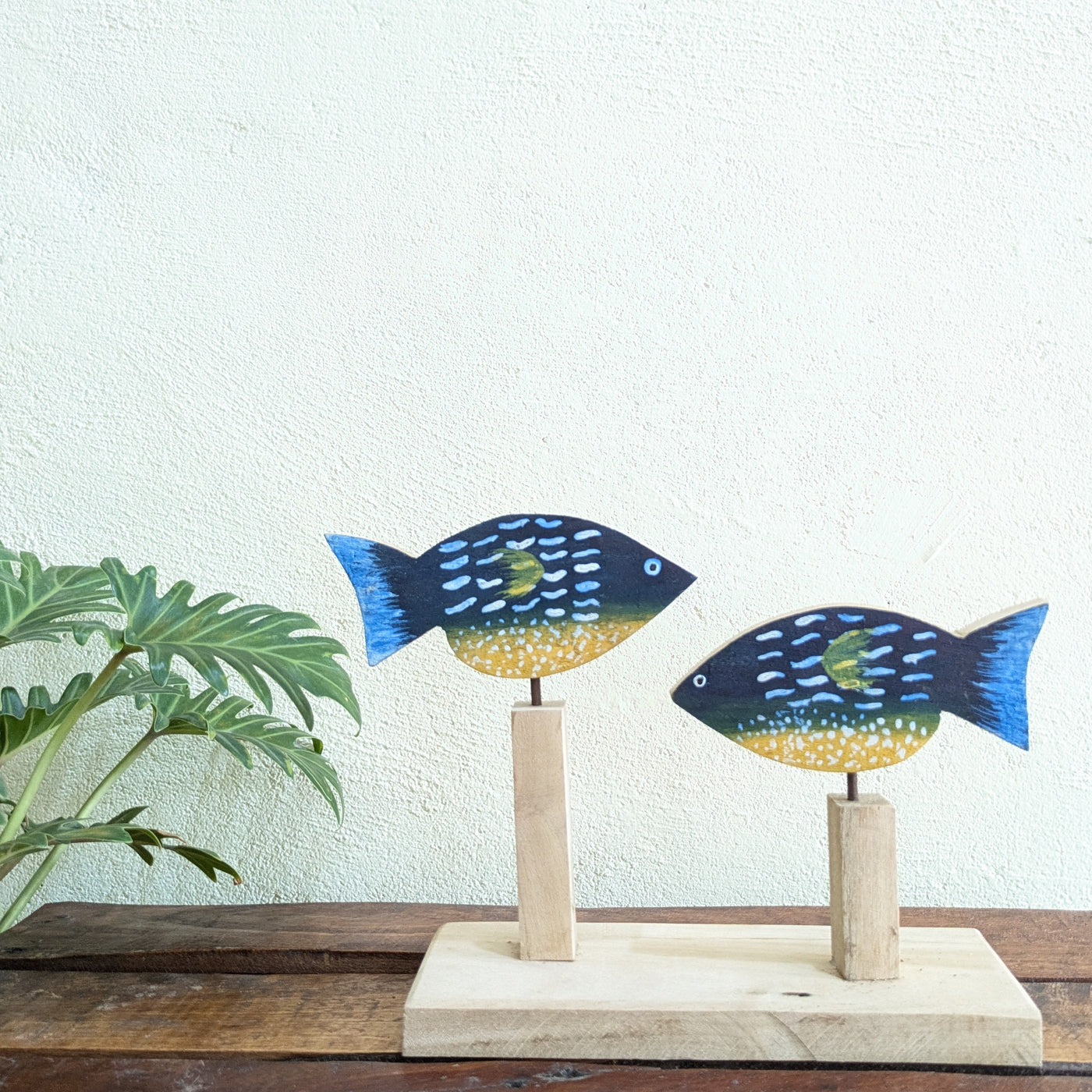 Chinhhari Madai blue Fish pair garden decor