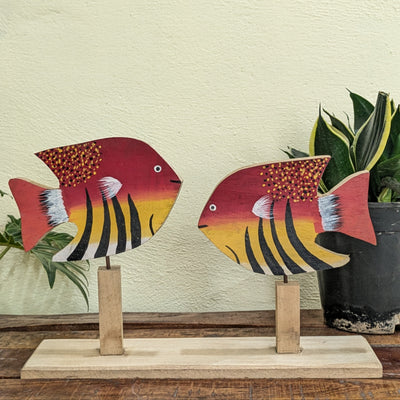 Chinhhari Madai red Fish pair garden decor