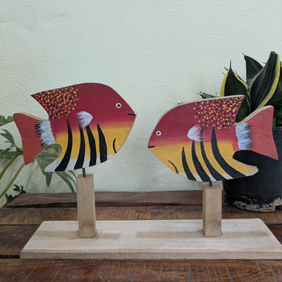 Chinhhari Madai red Fish pair garden decor