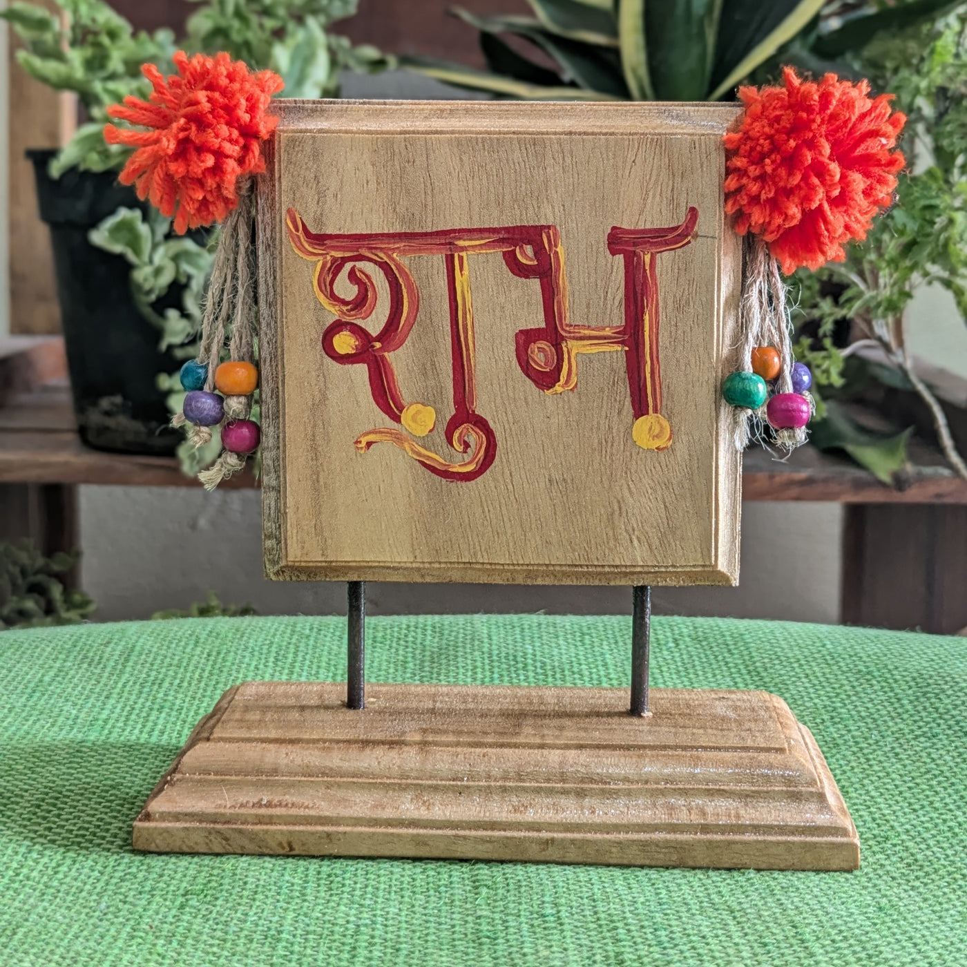 Chinhhari Madai Subh Labh standie festival decor