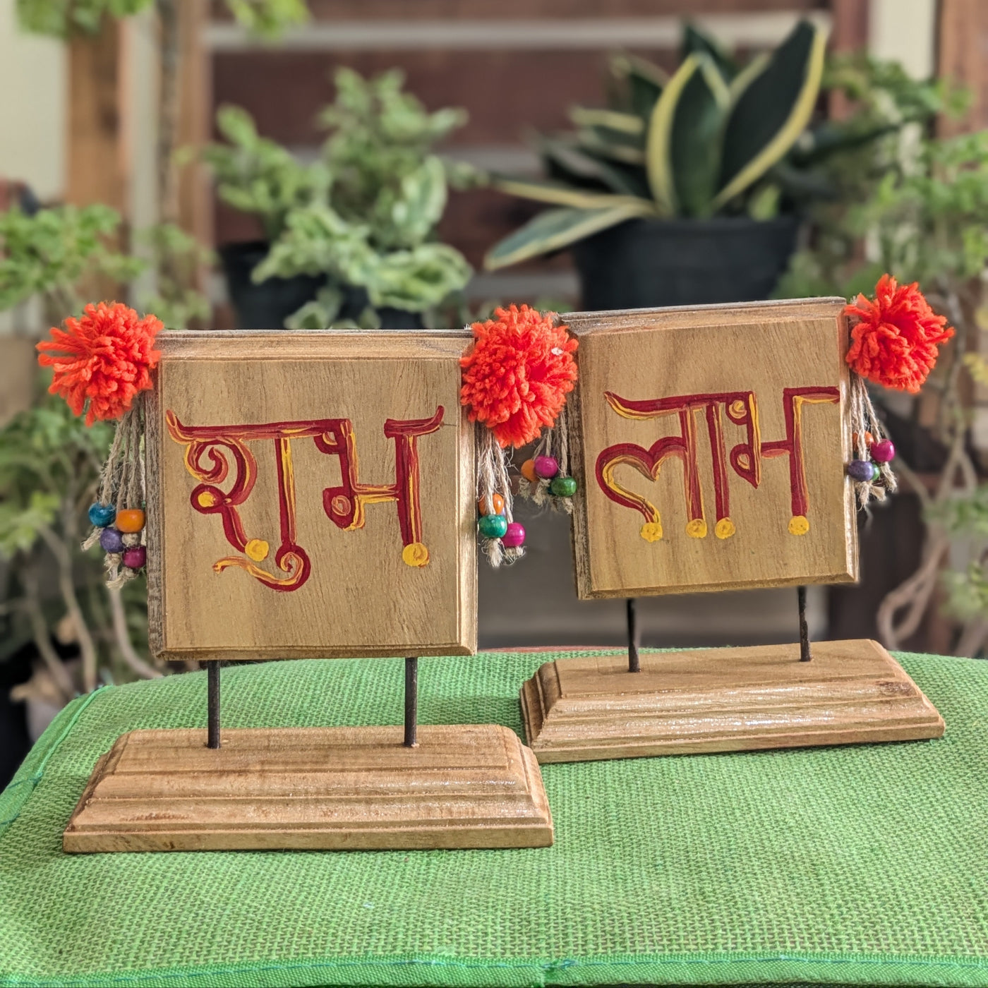 Chinhhari Madai Subh Labh standie festival decor
