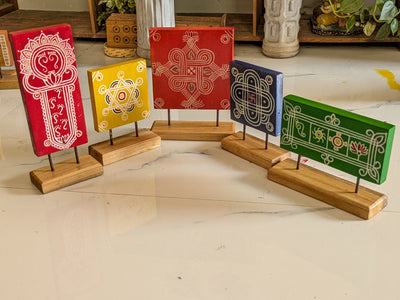 Chinhhari Madai Bihai colour standie festival decor( Buy 1 or full set)