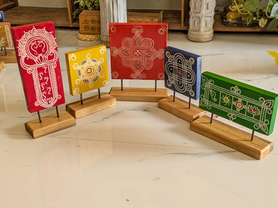 Chinhhari Madai Bihai colour standie festival decor( Buy 1 or full set)