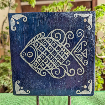 Chinhhari Madai Alpana colour standie festival decor( Buy 1 or full set)
