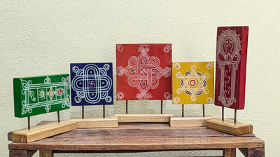 Chinhhari Madai Bihai colour standie festival decor( Buy 1 or full set)