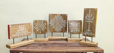 Chinhhari Madai kolam standie festival decor( Buy 1 or full set)
