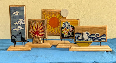 Chinhhari Madai Panch-Tatva standie festival decor( Buy 1 or full set)