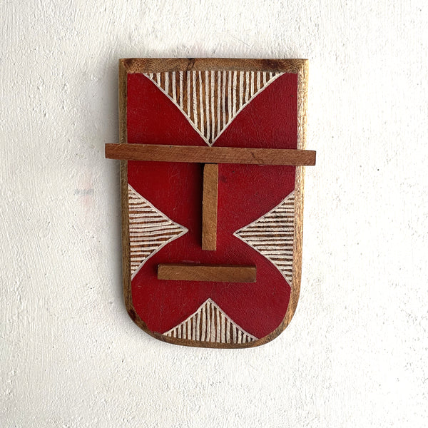 Wooden Small Hand Painted Mask