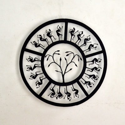 Chinhhari arts Wrought Iron circular jaali wall hanging - Chinhhari Arts store