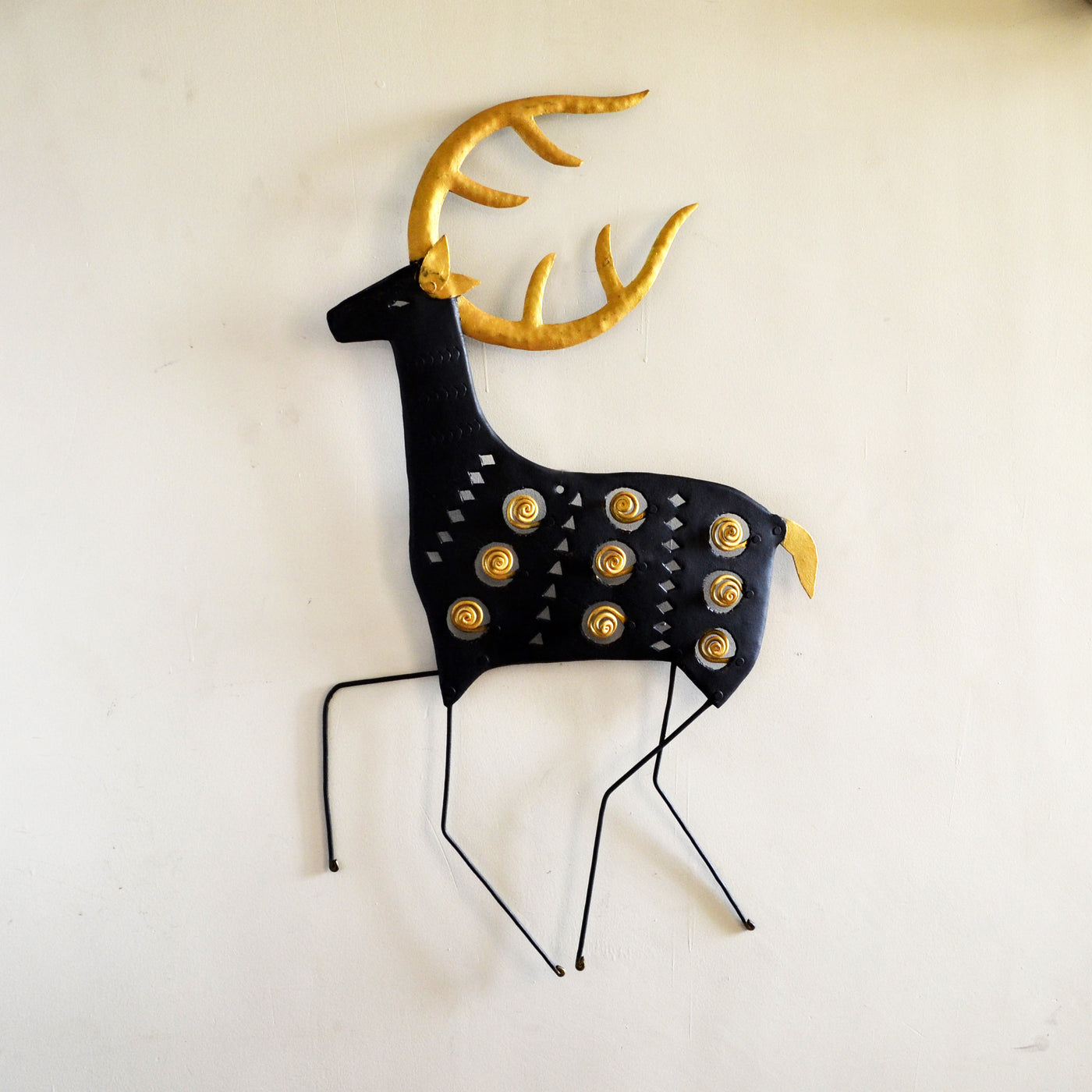 Chinhhari arts Wrought Iron Abstract deer - Chinhhari Arts store
